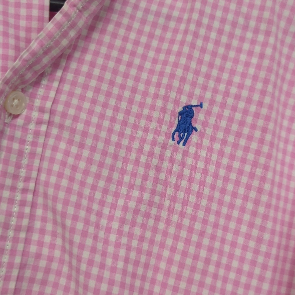 Ralph Lauren Kids Pink Checkered Shirt - Picture 4 of 4